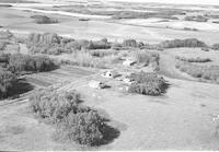 Aerial photograph of a farm in Saskatchewan (51-21-W3)