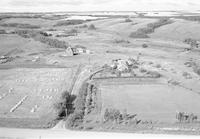 Aerial photograph of a farm in Saskatchewan (51-21-W3)