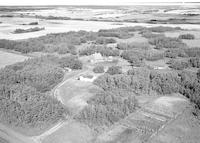 Aerial photograph of a farm in Saskatchewan (51-21-W3)