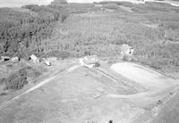 Aerial photograph of a farm in Saskatchewan (51-23-W3)