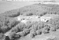 Aerial photograph of a farm near Paradise Hill, SK (52-23-W3)