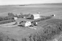 Aerial photograph of a farm in Saskatchewan (36-18-W3)