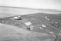 Aerial photograph of a farm in Saskatchewan (36-18-W3)