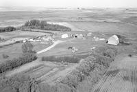 Aerial photograph of a farm in Saskatchewan (36-18-W3)