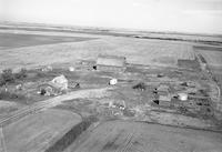 Aerial photograph of a farm in Saskatchewan (36-18-W3)