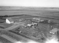 Aerial photograph of a farm in Saskatchewan (36-18-W3)