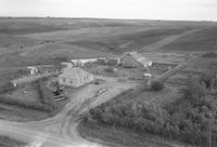 Aerial photograph of a farm in Saskatchewan (36-18-W3)