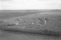 Aerial photograph of a farm in Saskatchewan (36-18-W3)