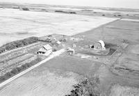 Aerial photograph of a farm in Saskatchewan (36-19-W3)