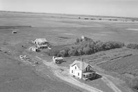 Aerial photograph of a farm in Saskatchewan (36-19-W3)