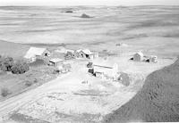 Aerial photograph of a farm in Saskatchewan (36-19-W3)