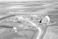 Aerial photograph of a farm in Saskatchewan (36-19-W3)