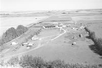 Aerial photograph of a farm in Saskatchewan (36-19-W3)