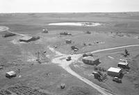 Aerial photograph of a farm in Saskatchewan (36-19-W3)