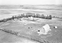 Aerial photograph of a farm in Saskatchewan (36-19-W3)