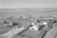 Aerial photograph of a farm in Saskatchewan (36-19-W3)