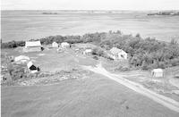 Aerial photograph of a farm in Saskatchewan (36-23-W3)