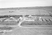 Aerial photograph of a farm in Saskatchewan (30-36-23-W3)