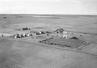 Aerial photograph of a farm in Saskatchewan (36-24-W3)