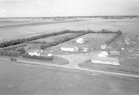 Aerial photograph of a farm in Saskatchewan (36-24-W3)