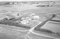 Aerial photograph of a farm in Saskatchewan (36-24-W3)