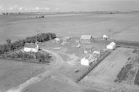 Aerial photograph of a farm in Saskatchewan (5-36-24-W3)