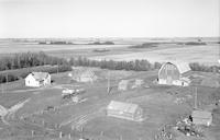 Aerial photograph of a farm in Saskatchewan (37-18-W3)