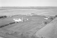 Aerial photograph of a farm in Saskatchewan (37-18-W3)