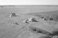 Aerial photograph of a farm in Saskatchewan (37-18-W3)