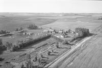 Aerial photograph of a farm in Saskatchewan (37-18-W3)