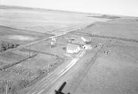 Aerial photograph of a farm in Saskatchewan (37-18-W3)