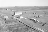 Aerial photograph of a farm in Saskatchewan (37-18-W3)