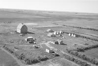 Aerial photograph of a farm in Saskatchewan (37-19-W3)