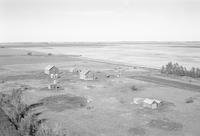 Aerial photograph of a farm in Saskatchewan (37-19-W3)