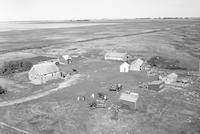 Aerial photograph of a farm in Saskatchewan (37-19-W3)