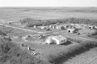 Aerial photograph of a farm in Saskatchewan (37-19-W3)