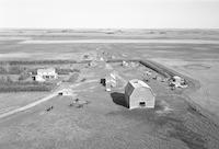 Aerial photograph of a farm in Saskatchewan (37-19-W3)