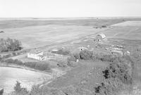 Aerial photograph of a farm in Saskatchewan (37-19-W3)