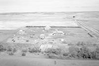 Aerial photograph of a farm in Saskatchewan (37-23-W3)