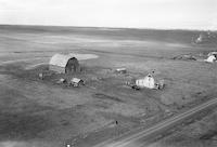 Aerial photograph of a farm in Saskatchewan (37-23-W3)