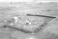 Aerial photograph of a farm in Saskatchewan (7-37-24-W3)