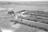 Aerial photograph of a farm in Saskatchewan (37-24-W3)