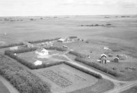 Aerial photograph of a farm in Saskatchewan (37-24-W3)