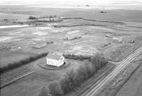 Aerial photograph of a farm in Saskatchewan (37-25-W3)