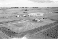 Aerial photograph of a farm in Saskatchewan (37-25-W3)