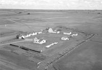 Aerial photograph of a farm in Saskatchewan (38-27-W3)