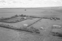 Aerial photograph of a farm in Saskatchewan (38-27-W3)