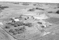 Aerial photograph of a farm in Saskatchewan (24-38-27-W3)