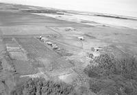 Aerial photograph of a farm in Saskatchewan (38-28-W3)