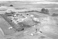 Aerial photograph of a farm in Saskatchewan (38-28-W3)